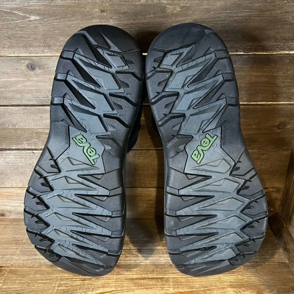 Mens Teva‎ Terra Fi 5 Black Sport Hiking Outdoor Comfort Sandals Size 14 M EUC